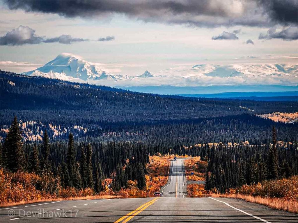 Glenn Highway views are amazing when the weather cooperates. This is just past Eureka heading towards Glennallen.