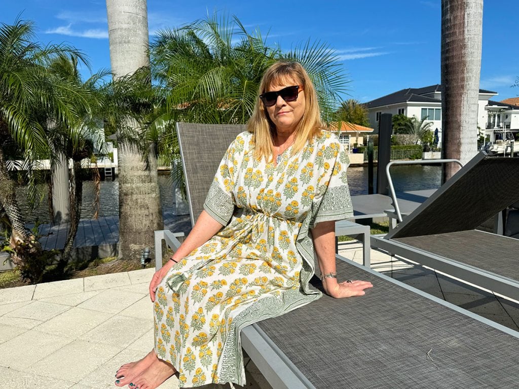 Saffron Marigold kaftan